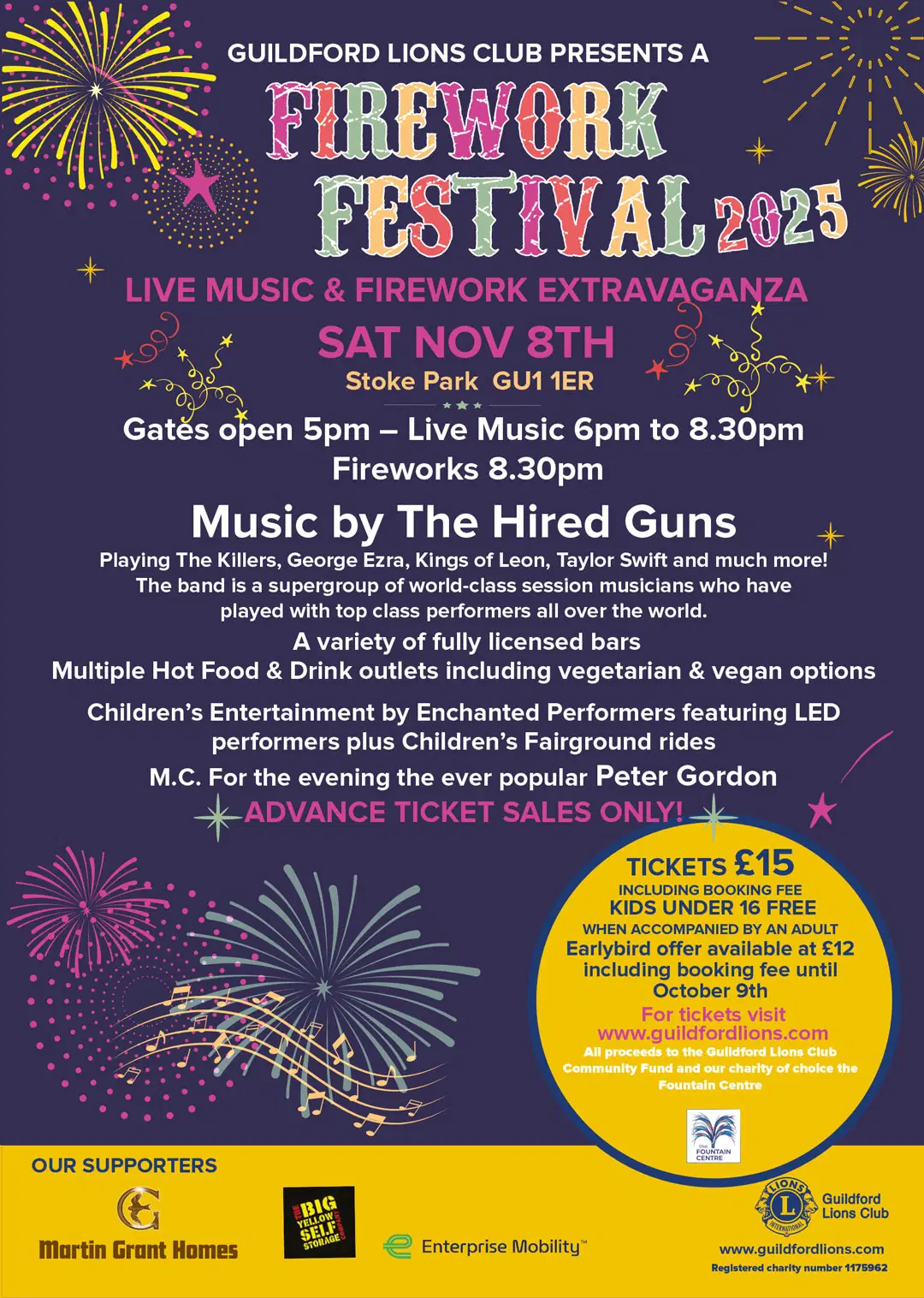 Guildford Lions Firework Fiesta 