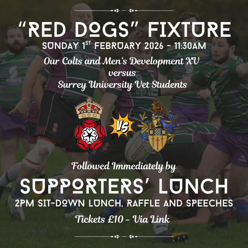 Red Dogs Fixture and Supporters' Lunch 