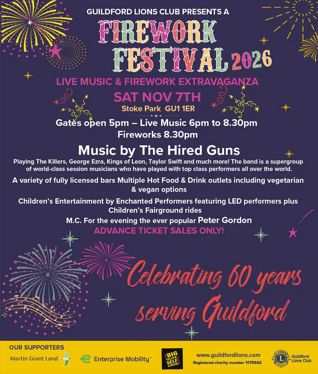 Guildford Lions Firework Fiesta 