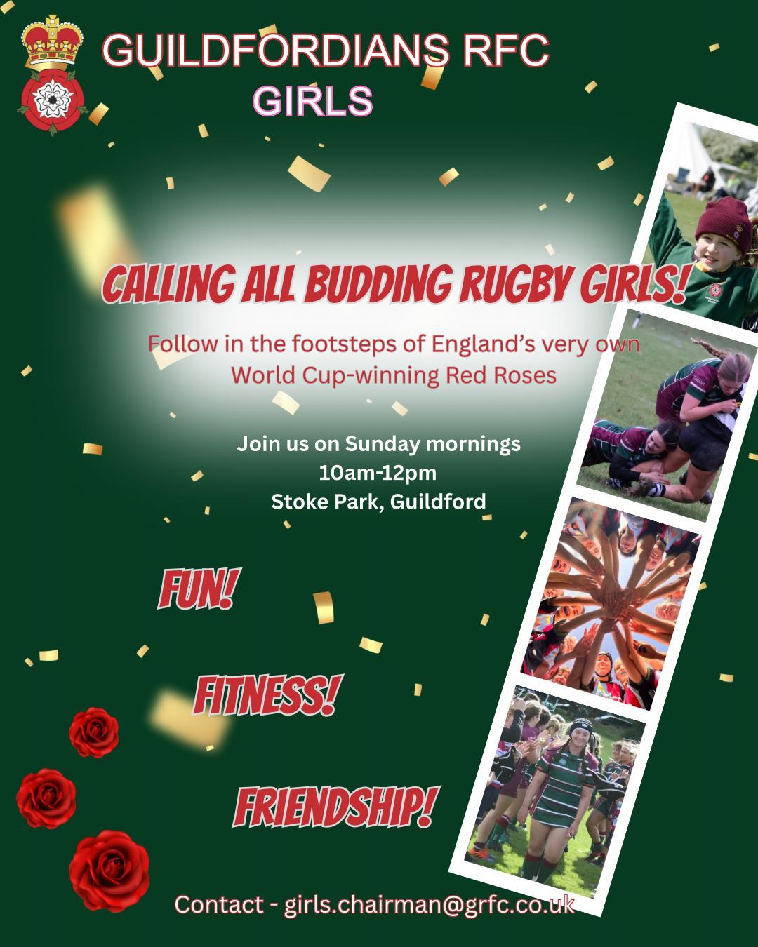 GIRLS’ RUGBY AT GUILDFORDIANS RFC