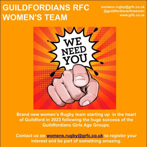 Guildfordians Womens Team for 2023-24 Season